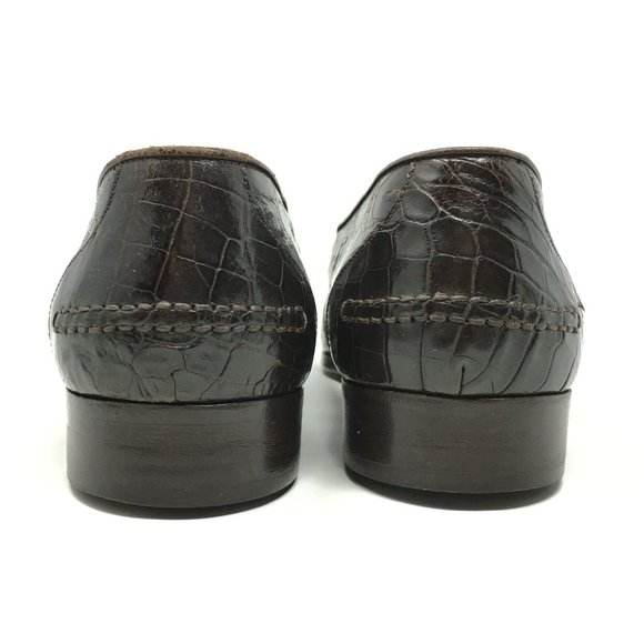 Bragano Cole Haan Loafers Shoes Size 7 Alligator main image 10